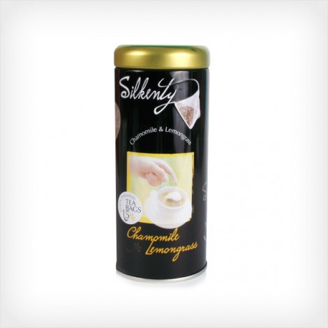 Chamomile Lemongrass - DESIGNER TINS : with 15 Single -Serve (2g) Pyramid Tea Bag (x 2 Units)